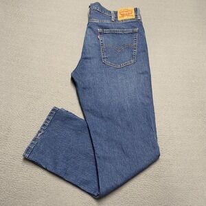 Levis 511 Jeans Mens 40x32 Blue Slim Straight Leg Denim Medium Wash Pants